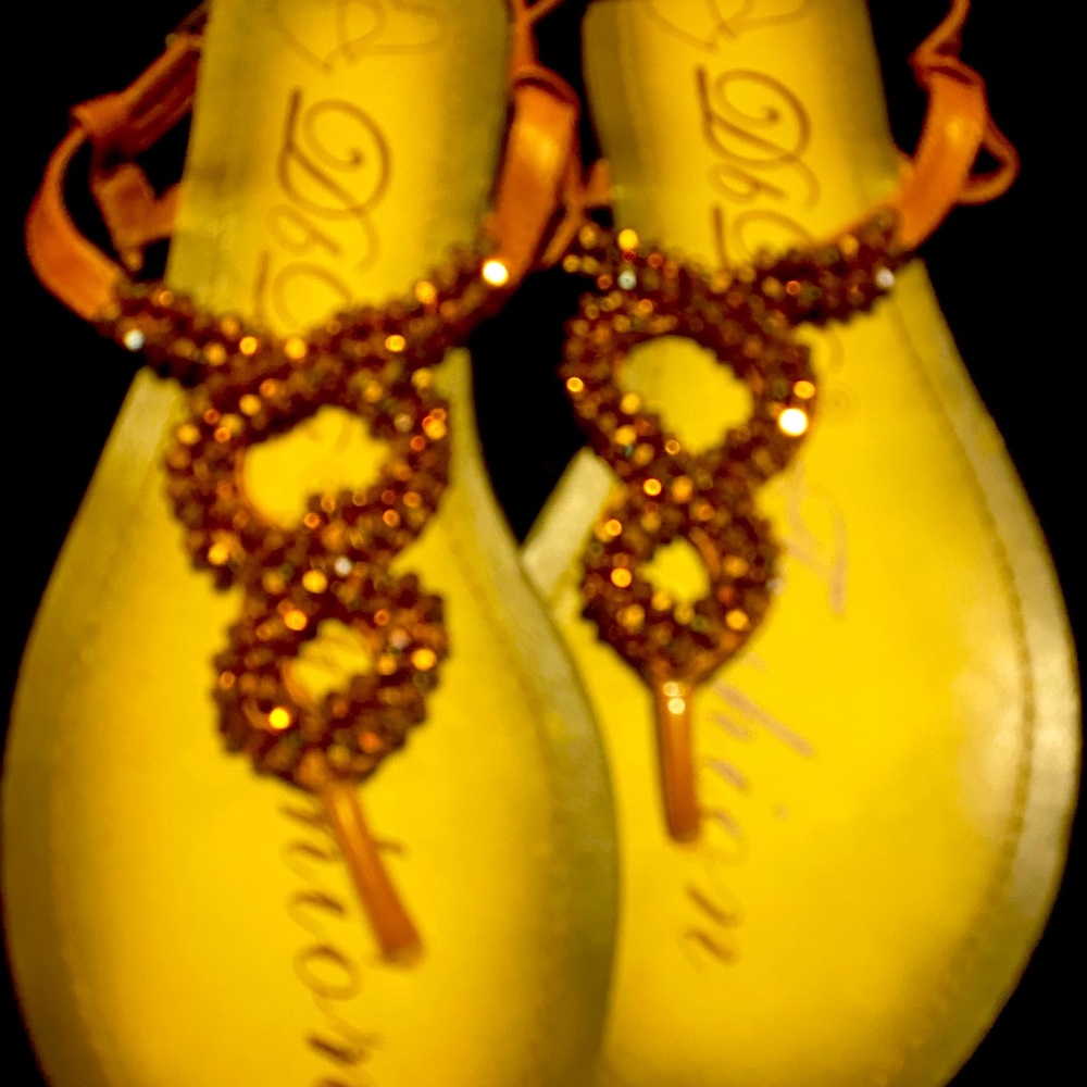 Bronze sandals